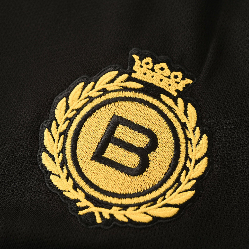 Balenciaga Soccer Jersey Crest T-Shirt in Black & Blue