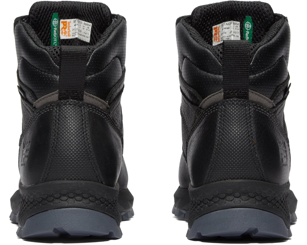 Men's Timberland PRO TITAN EV 6 Composite Safety Toe Waterproof Black Rustler