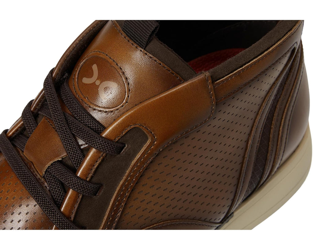 Men's Stacy Adams Eastmont Elastic Lace Boots Cognac