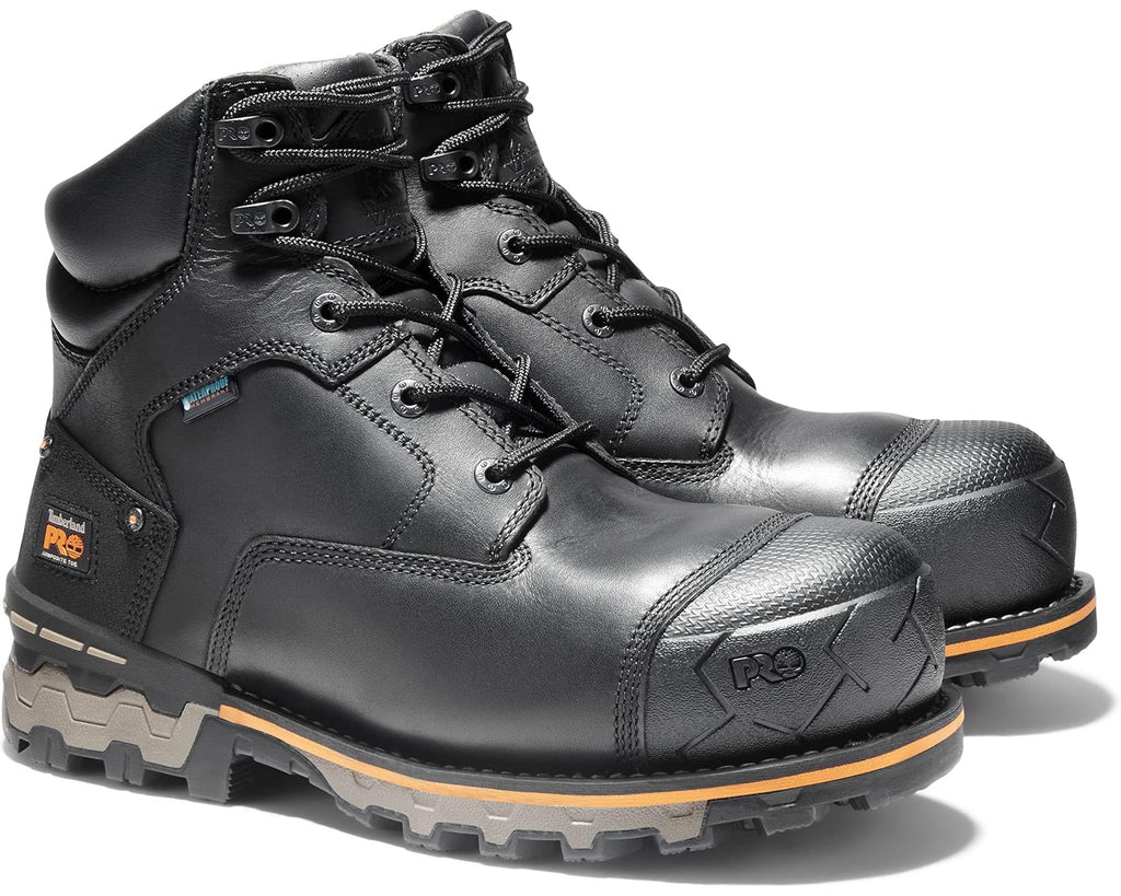 Men's Timberland PRO Boondock 6 Composite Safety Toe Waterproof Black-2024 NEW