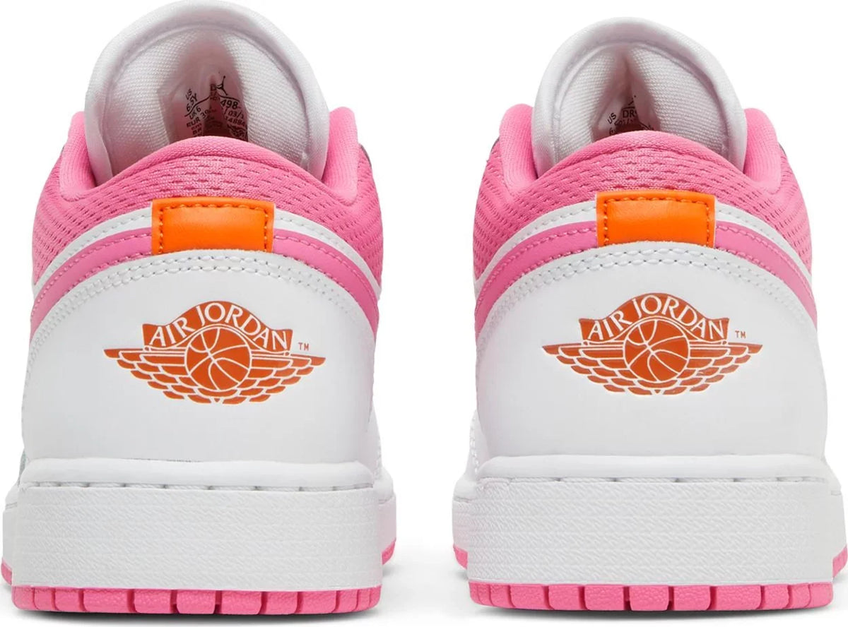 Nike Grade School Womens Air Jordan 1 Low Sneakers - 'Pinksicle'