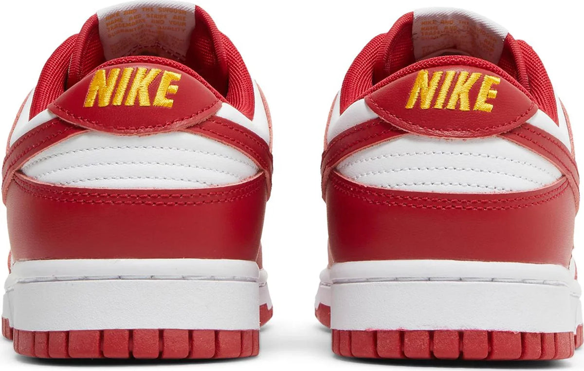 Nike Mens Dunk Low Retro Sneakers - 'Gym Red'