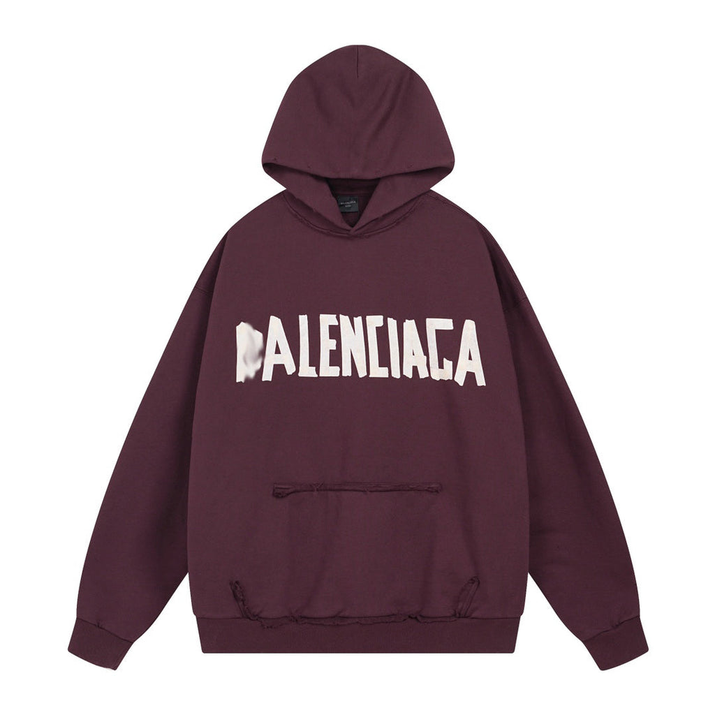 Balenciaga Print LOGO Hoodie