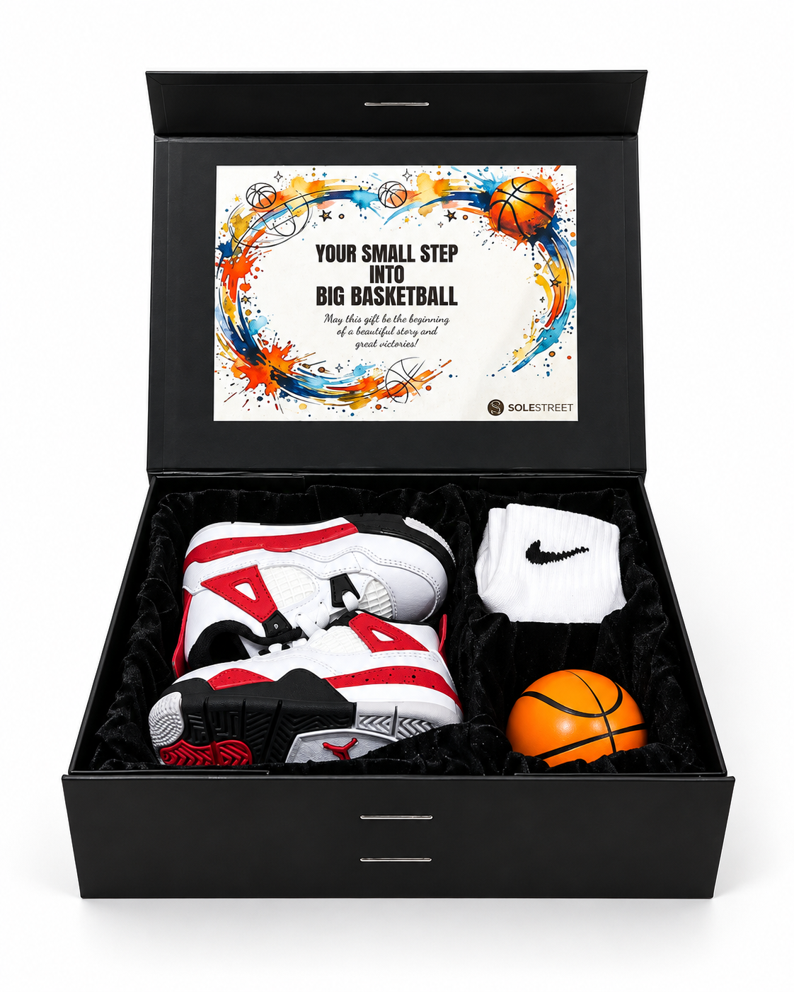 BABY GIFT BOX - JORDAN 4 FIRE RED