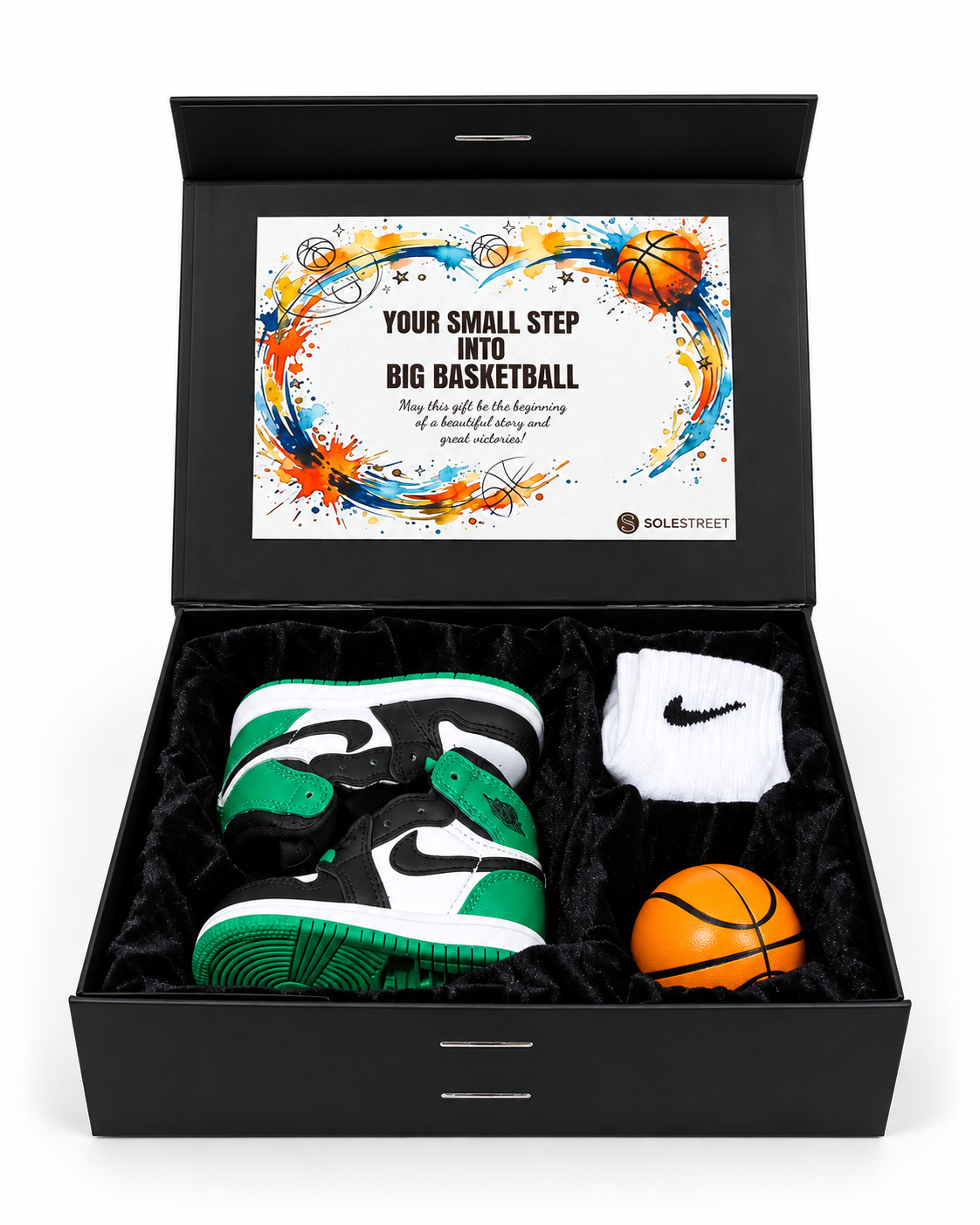 BABY GIFT BOX - JORDAN 1 LUCKY GREEN