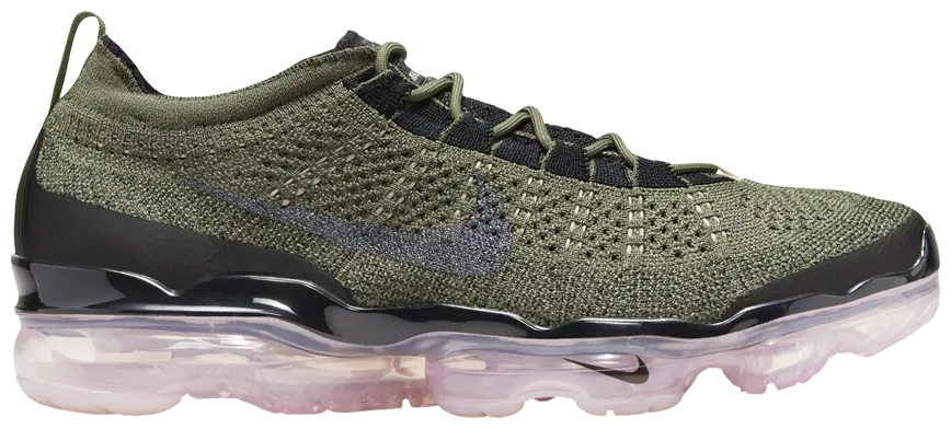 Nike Mens Air VaporMax 2023 Flyknit 'Medium Olive Pink Oxford'