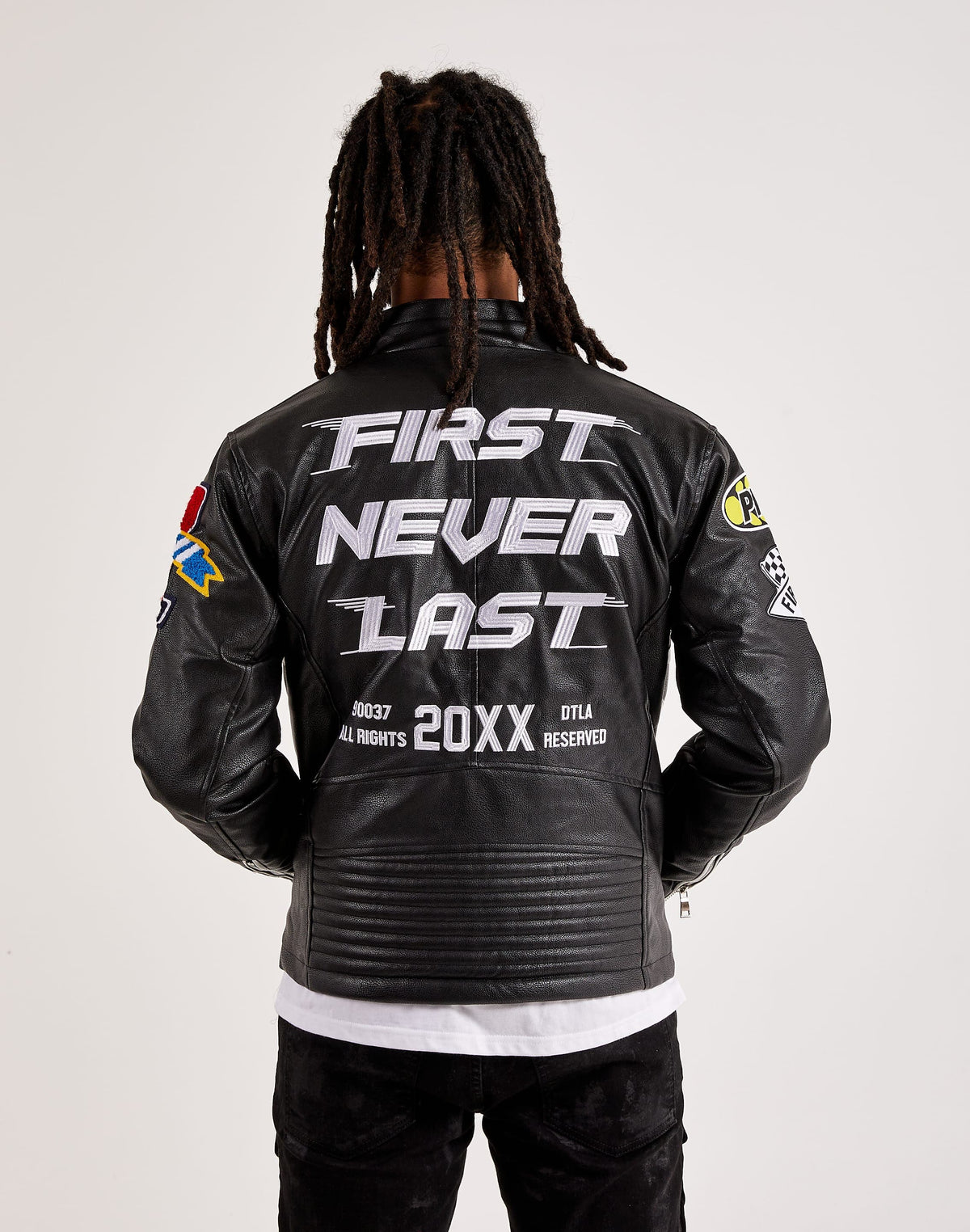 First Row Racing Moto Leather Jacket