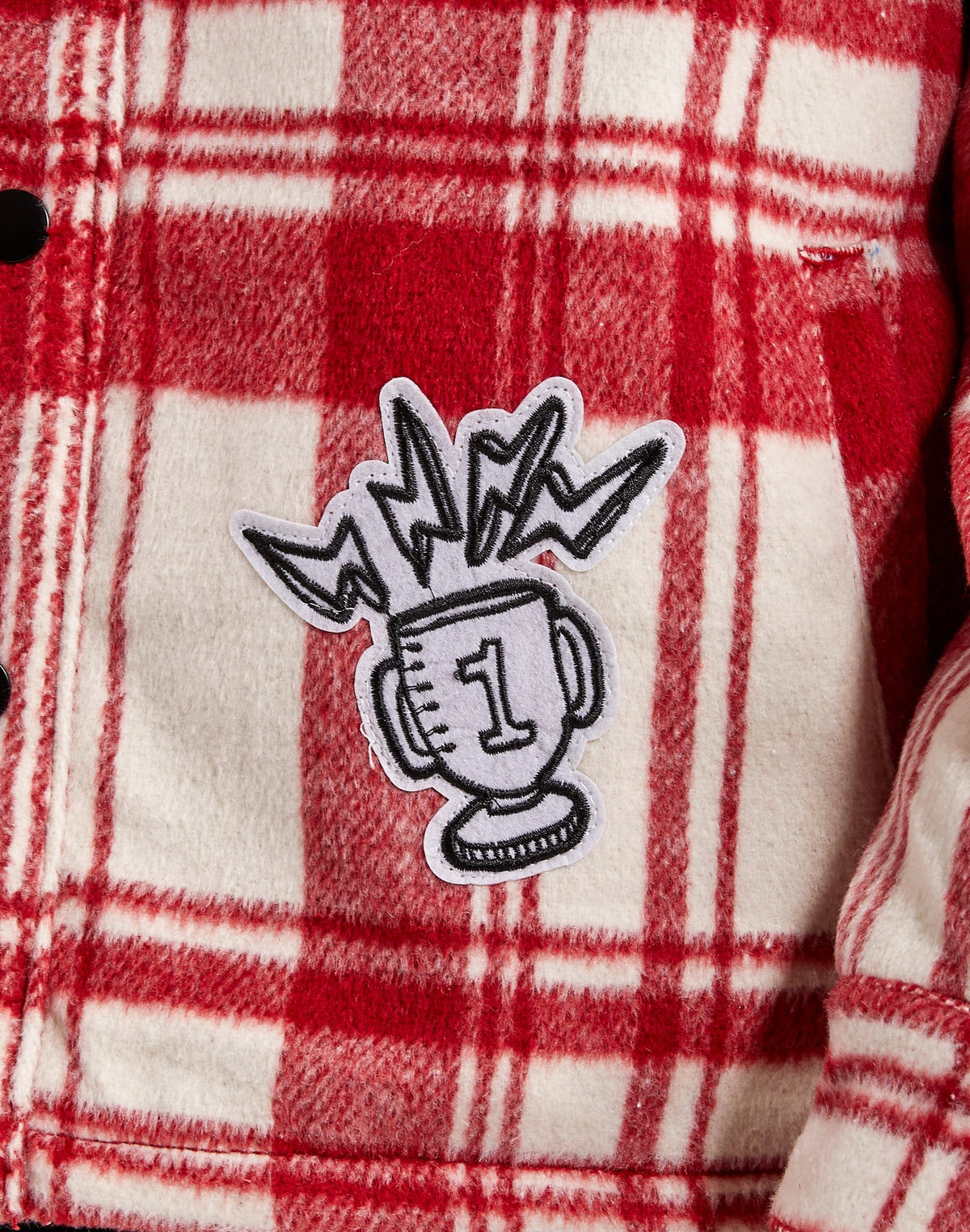 First Row Plaid Woven The Best Never Rest Jacket