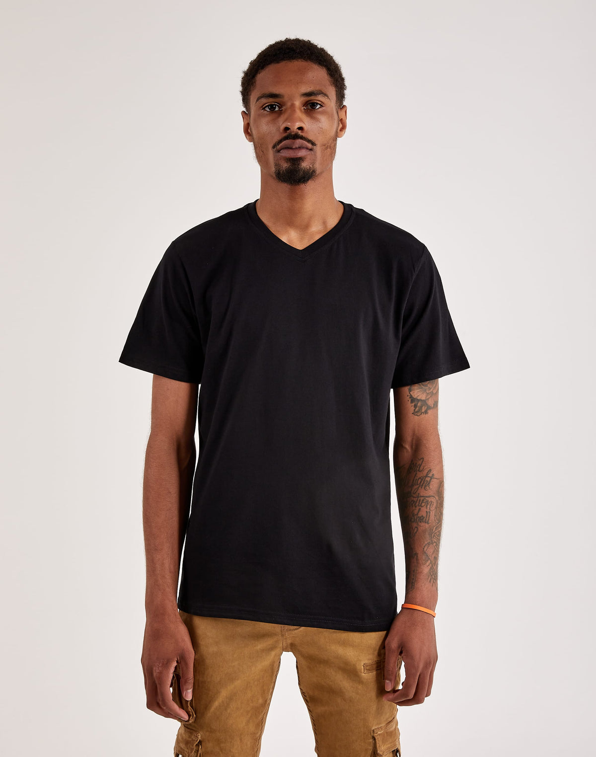 Luxe T Fitted V-Neck Tee