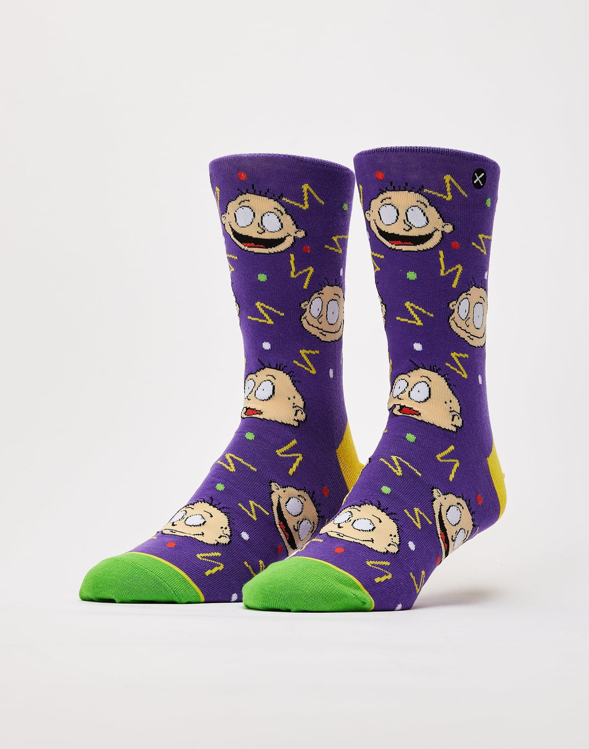 Odd Sox Rugrats Tommy Confetti Crew Socks