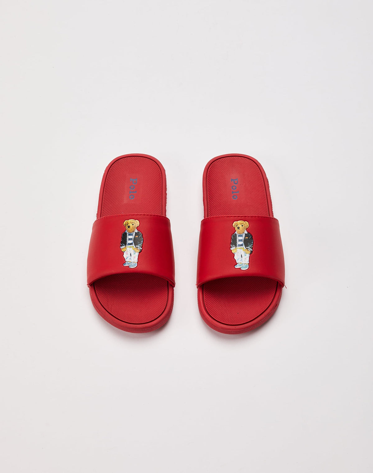 Polo Ralph Lauren Cayson Bear Slides Grade-School