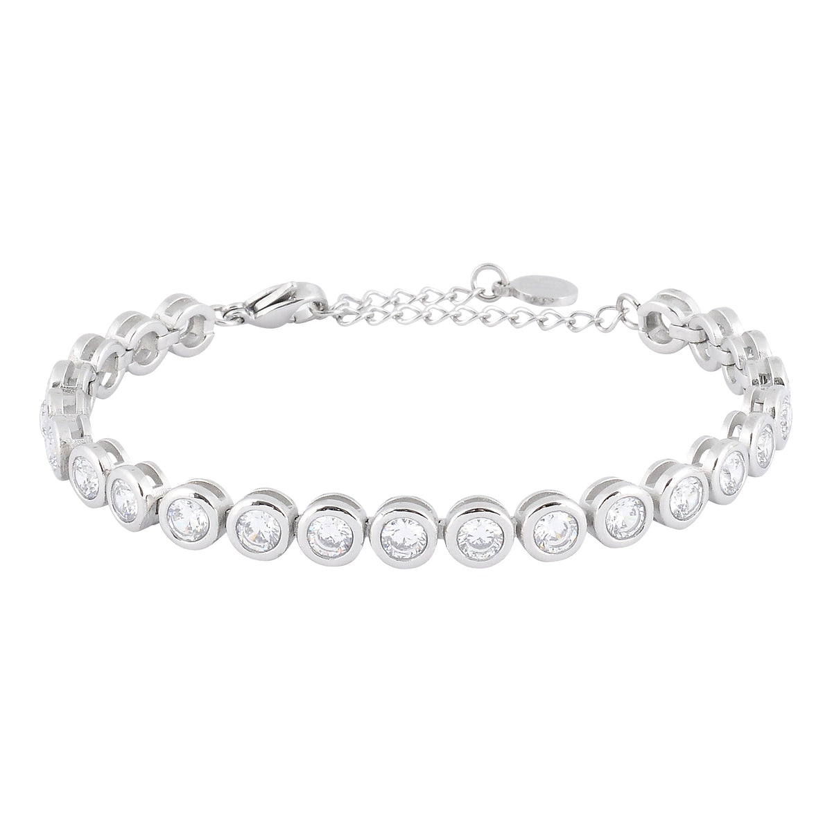 Bezel Tennis Bracelet