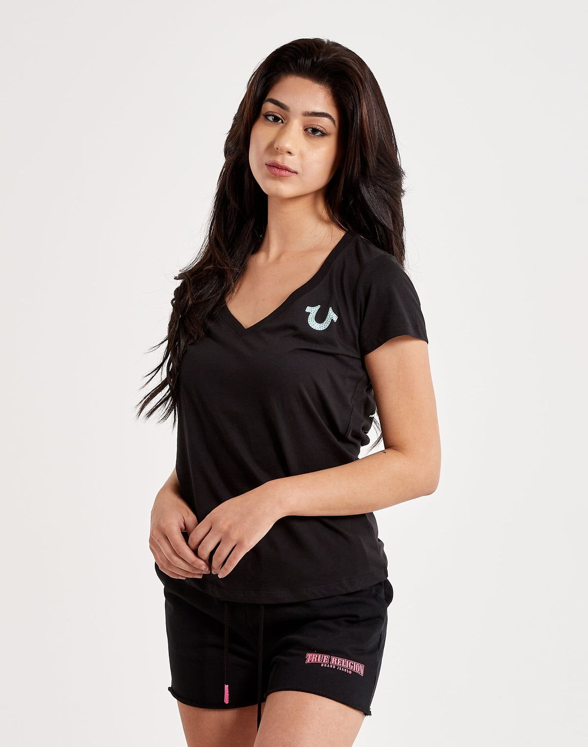 True Religion True Logo V Tee