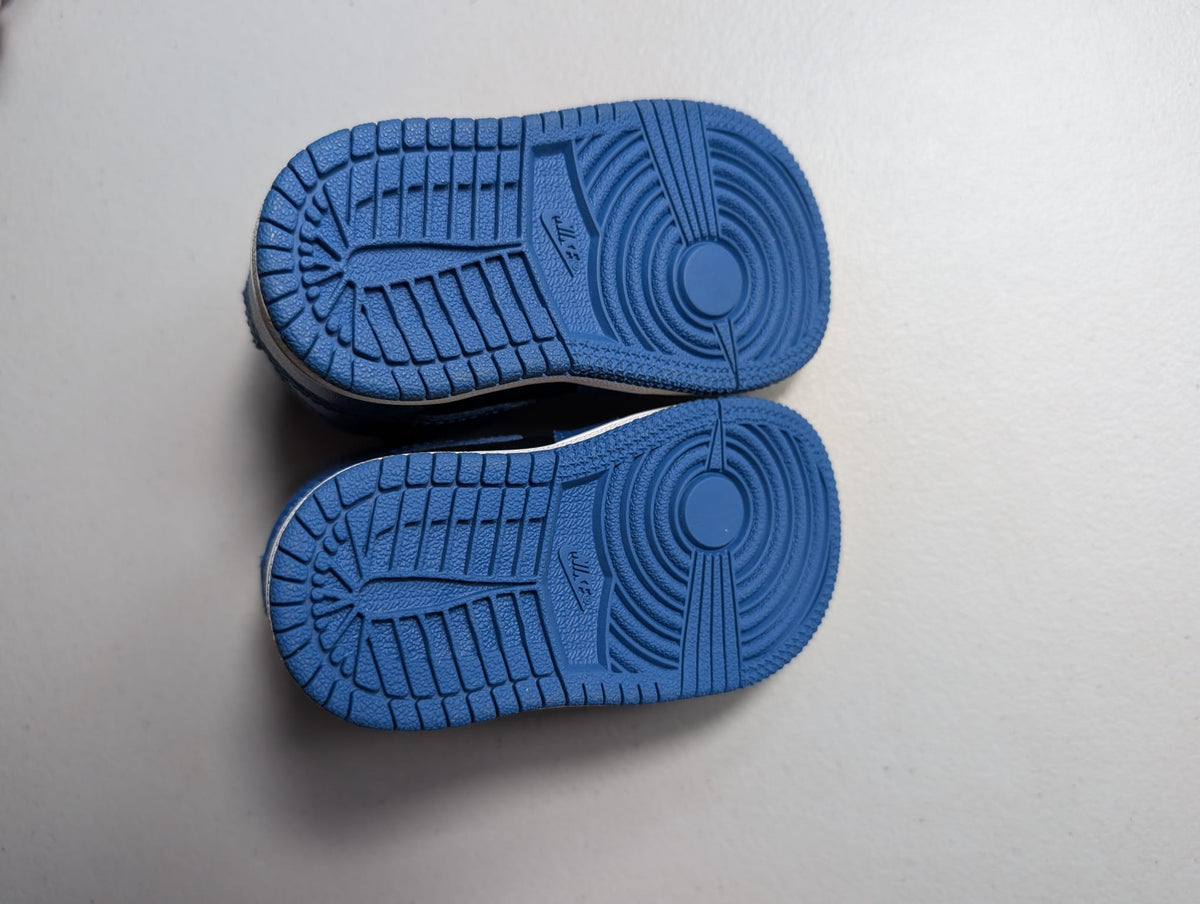 EX-DISPLAY - Nike Toddlers Air Jordan 1 Retro High OG Sneakers - 'Dark Marina Blue'
