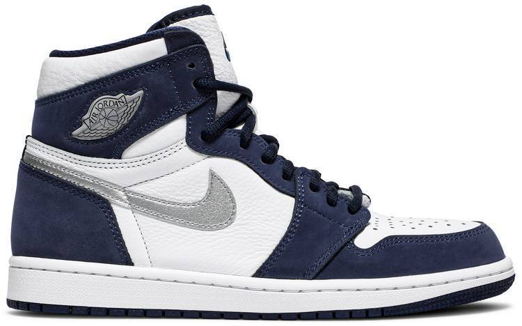 Nike Mens Air Jordan 1 Retro High Sneakers - 'Midnight Navy' 2020