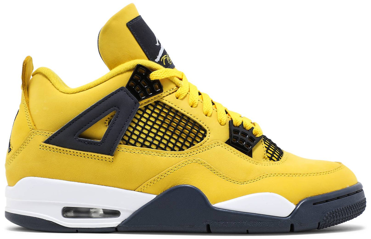 Nike Mens Air Jordan 4 Retro Sneakers - 'Lightning' 2021