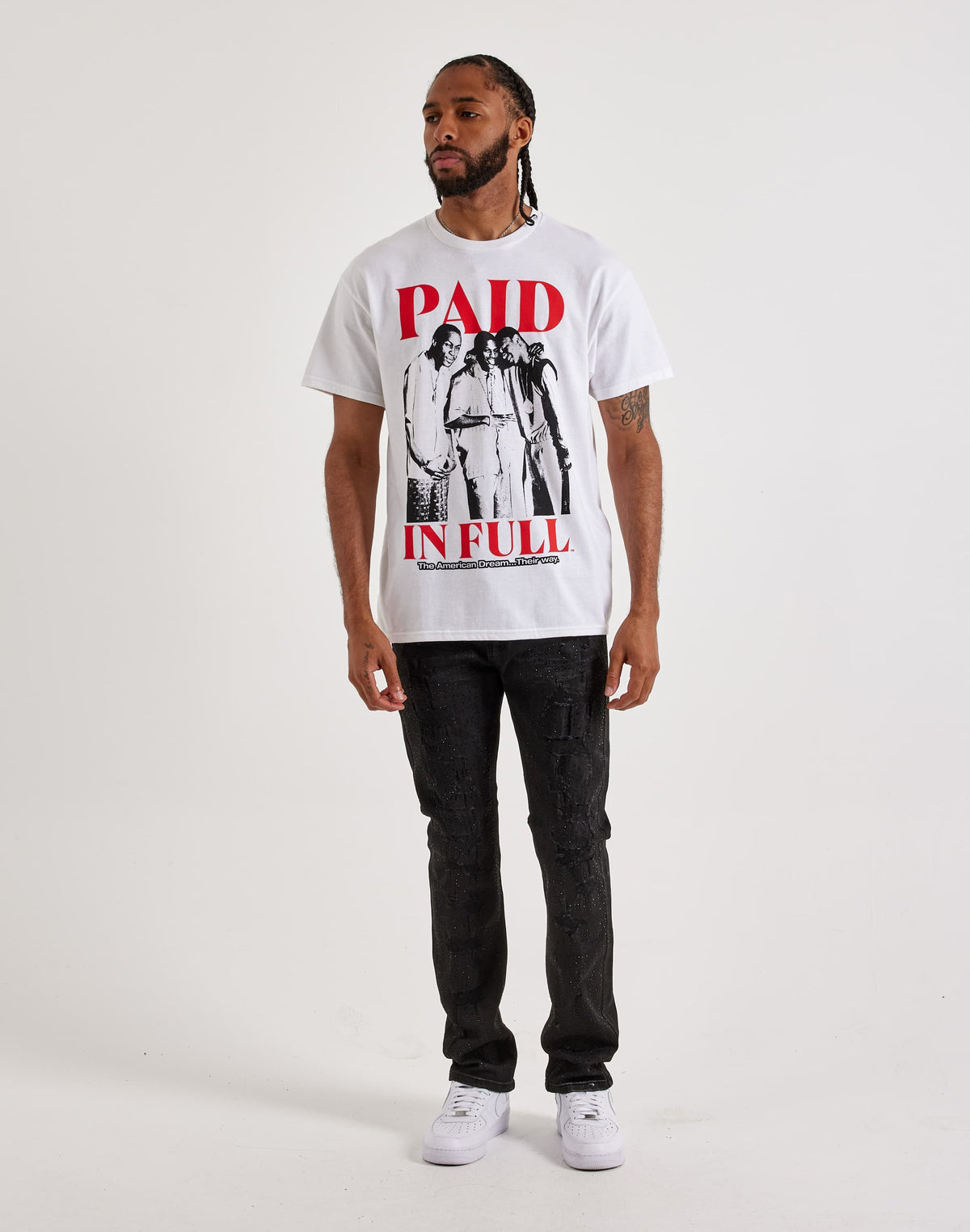 Goodie Two Sleeves Paid in Full Graphic T-Shirt