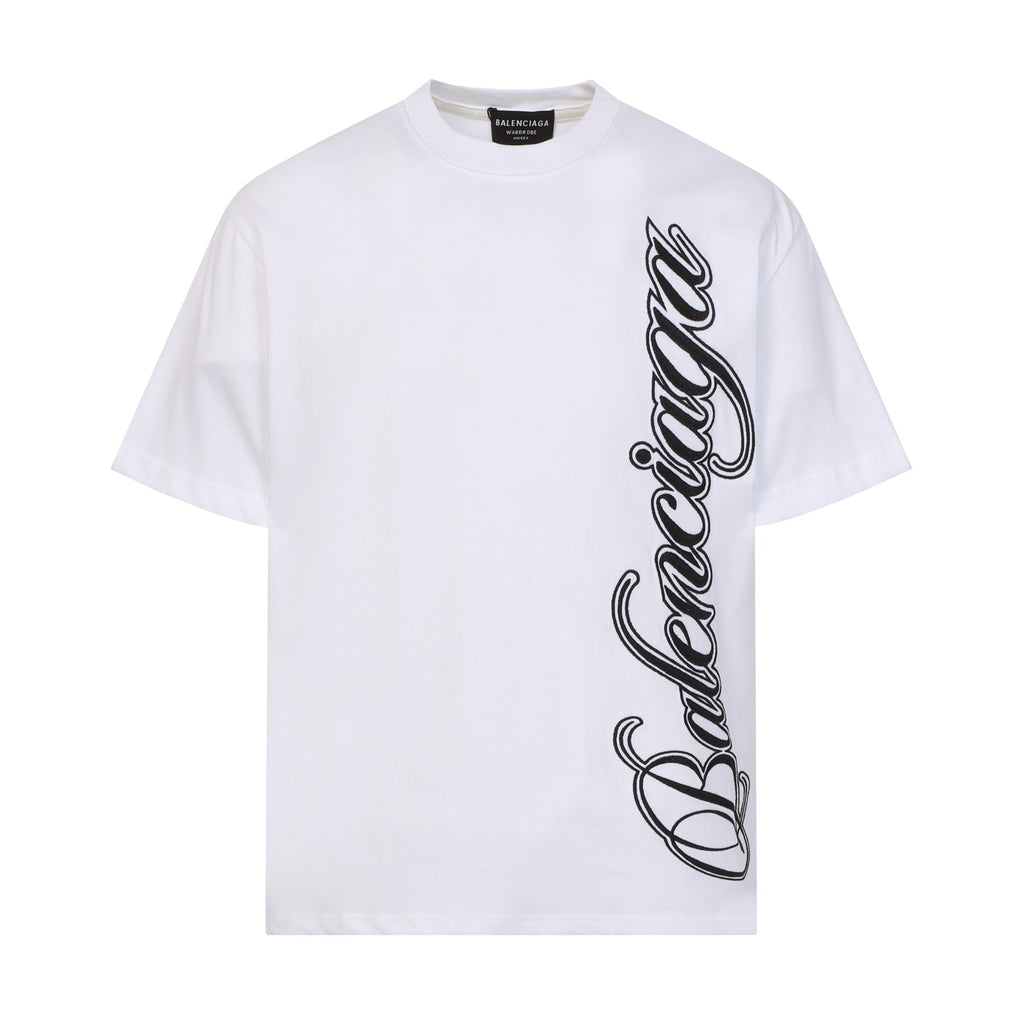 Balenciaga Vertical Script Logo T-Shirt in 4 Colors