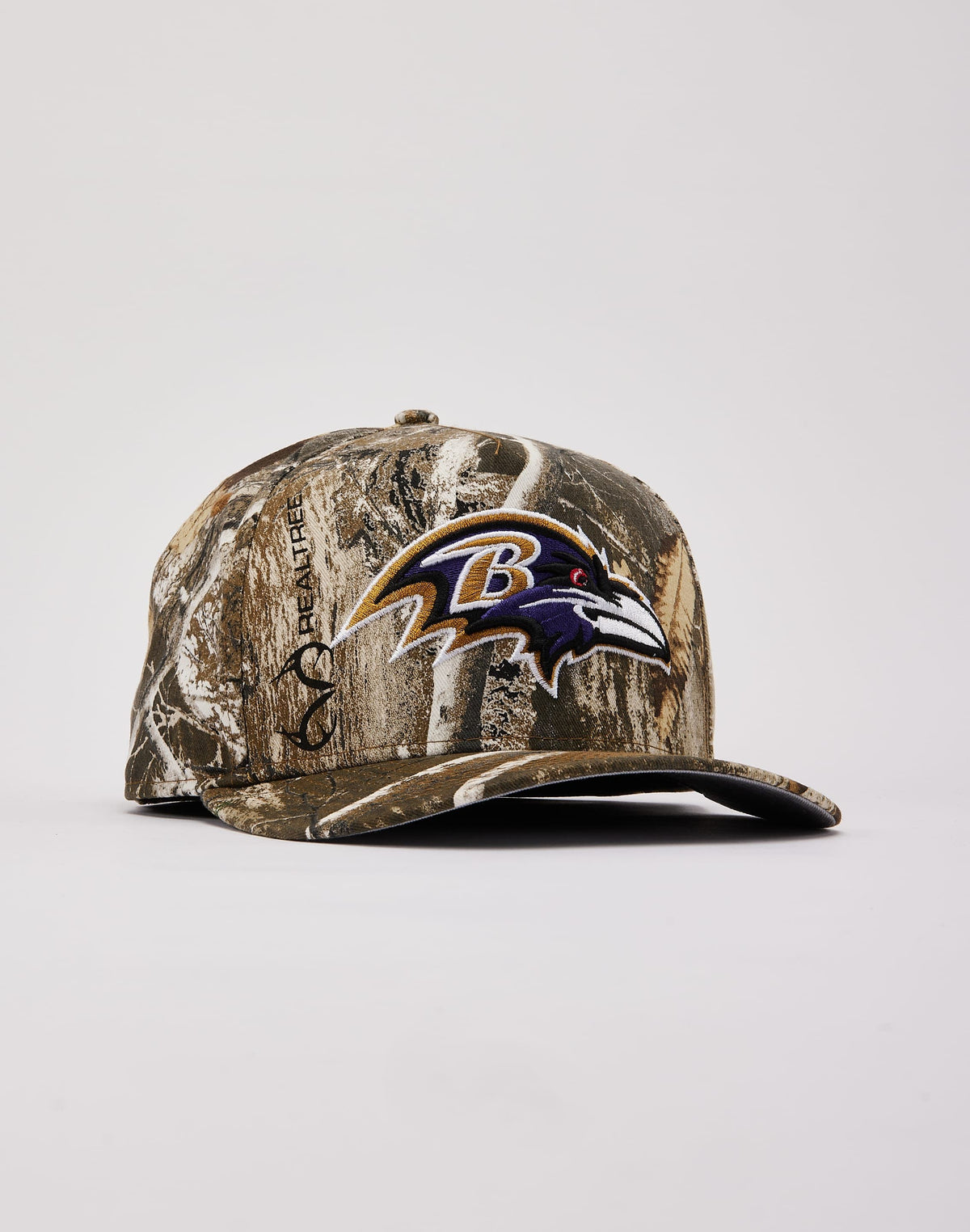 New Era NFL Baltimore Ravens Camo 9Fifty A-Frame Snapback Hat