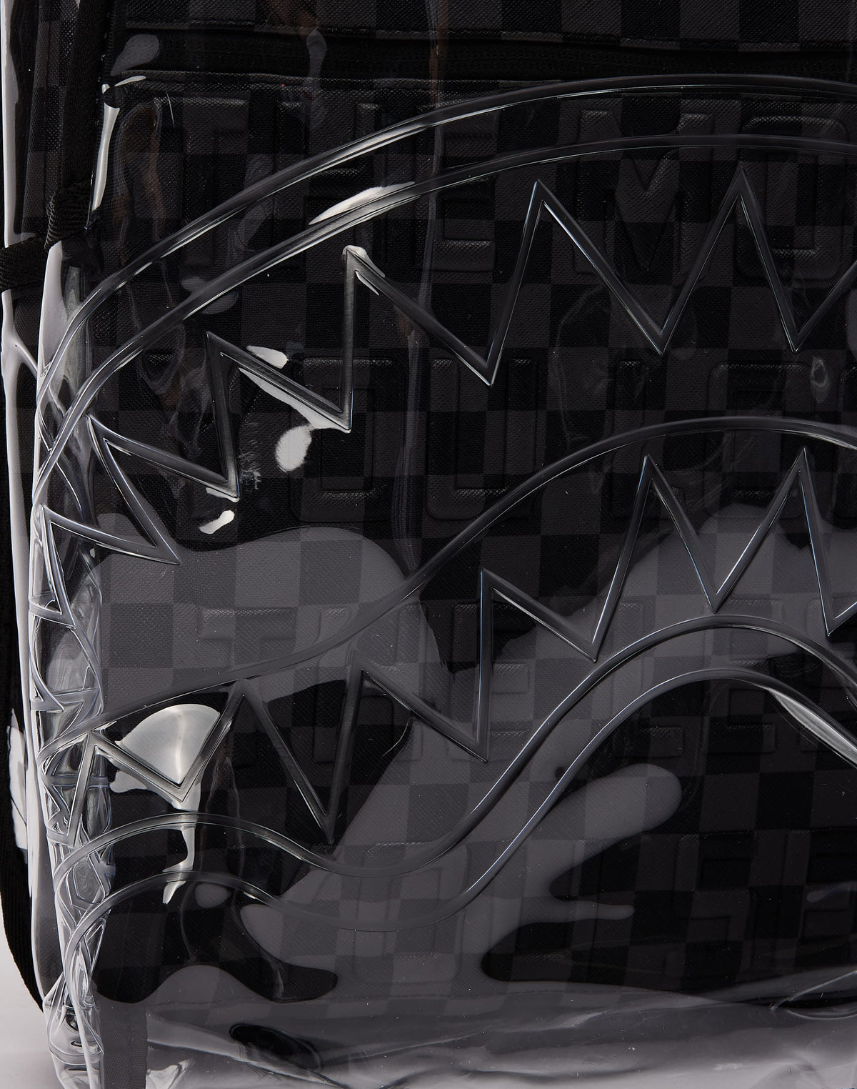 Sprayground Hidden Message Clear Backpack