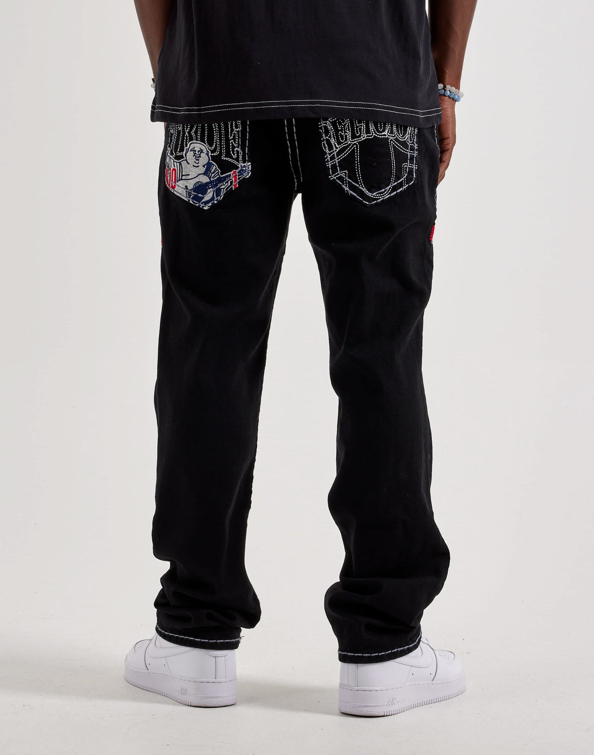 True Religion Ricky Super T Flap Straight Jeans