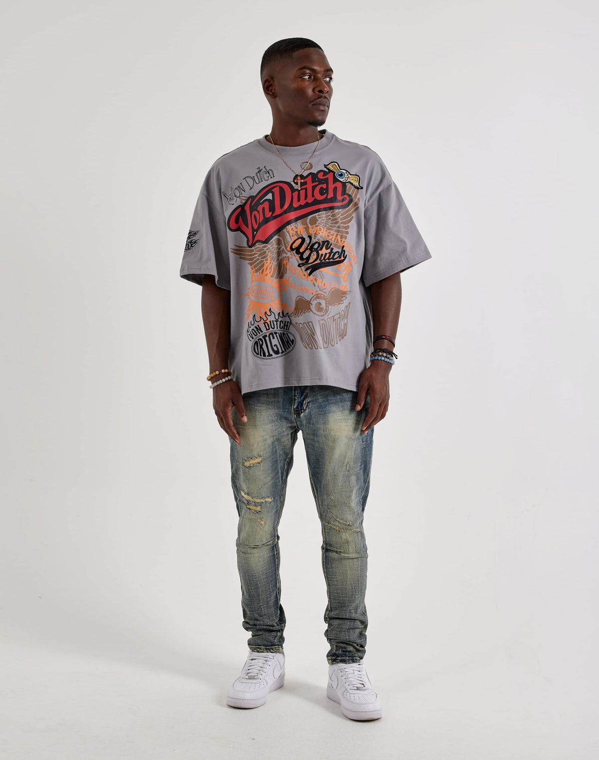 Von Dutch Allover Print Tee