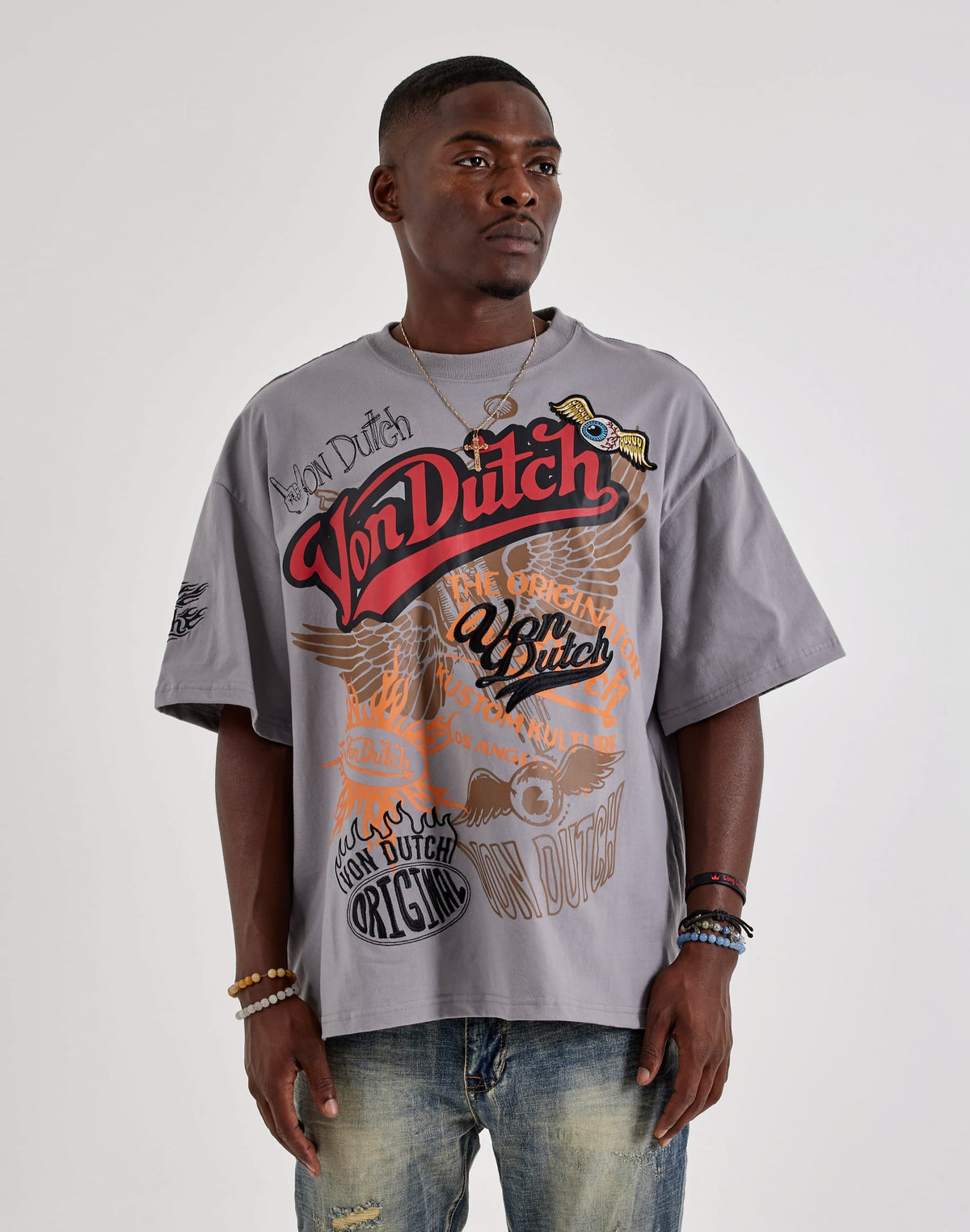 Von Dutch Allover Print Tee